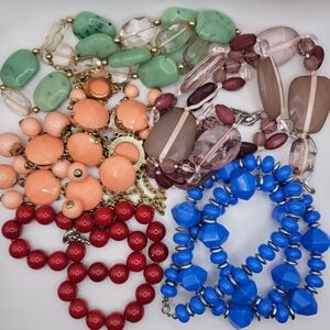 Colorful Beaded Jewelry Lot of 5